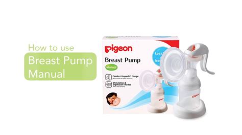 How To Use Pigeon Breast Pump Manual Youtube