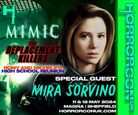 Guest Announcement Mira Sorvino - HorrorConUK