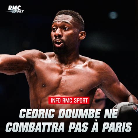 Rmc Sport Combat On Twitter 🚨 Info Rmc Sport Cédric Doumbe Ne Sera Pas Sur La Carte De Lufc