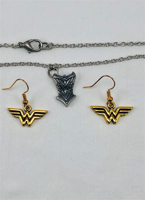 Wonder Woman Armor Necklace Wonder Woman Necklace Wonder Etsy