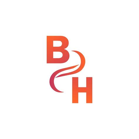 BH gradient logo for your company 11660393 Vector Art at Vecteezy