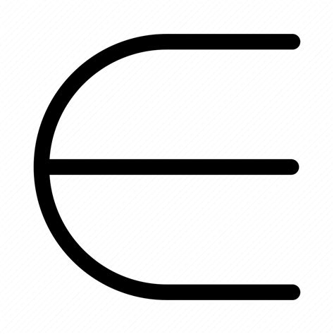 Element of, epsilon, expression, math sign, math symbol icon - Download on Iconfinder