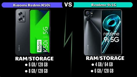 Xiaomi Redmi K I G Vs Realme I G Full Comparison Review