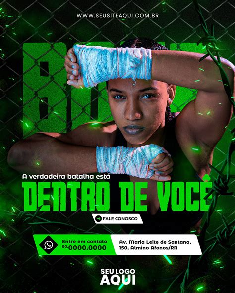 Aulas De Boxe Social Media Design On Behance