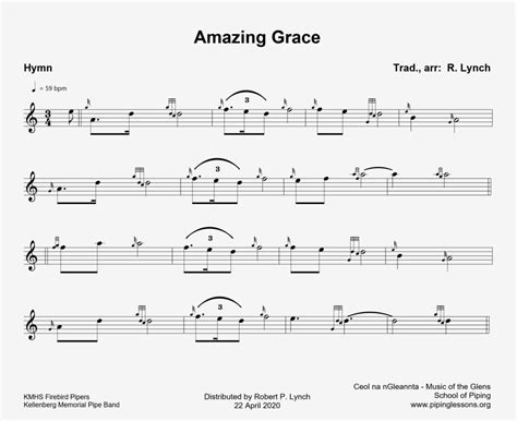 Amazing Grace – Ceol na nGleannta – Music of the Glens – School of Piping