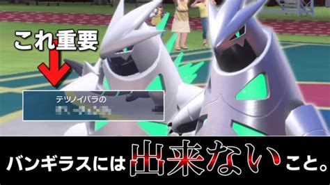 テツノイバラに出来てバンギラスには出来ないこと。【ゆっくり実況】【ポケモンsv】 ポケモンgo動画まとめ