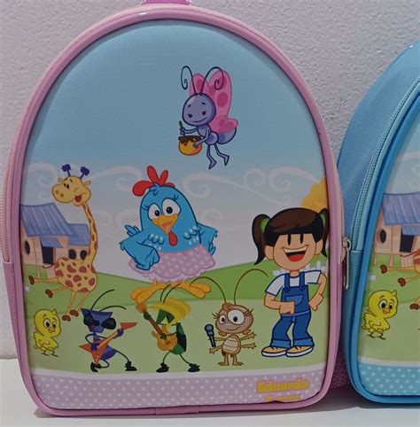 Mochila G Personalizada Galinha Pintadinha Elo