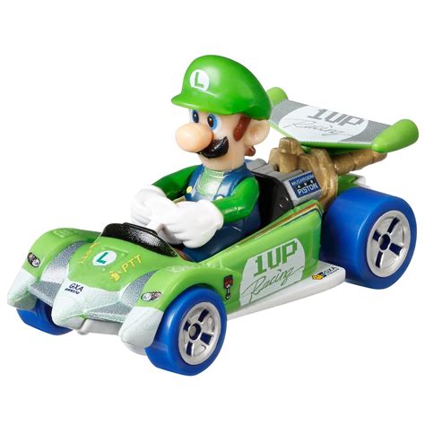 Buy Hot Wheels Mario Kart Luigi Circuit Special UP Racer Vehicle Online At DesertcartINDIA