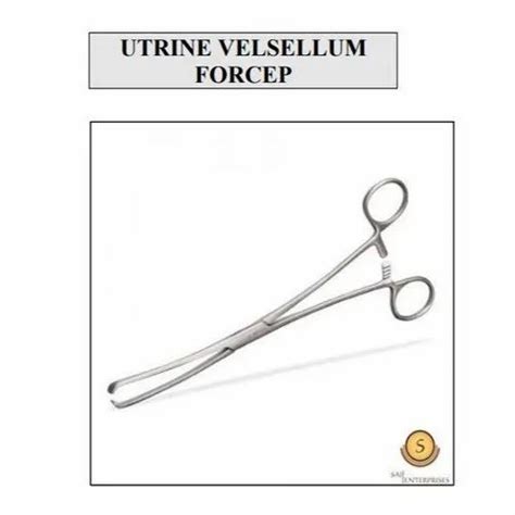 Stainless Steel Uterine Vulsellum Forceps Size Dimension Mm At Rs