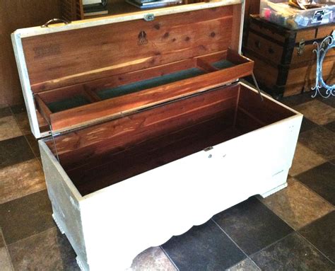 Inside Of Refinished Lane Cedar Chest Cedar Chest Redo Furniture