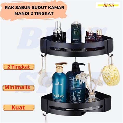 Jual Rak Sabun Kamar Mandi Stainless Rak Sudut Kamar Mandi Minimalis