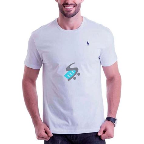 Kit 30 Camiseta Camisa Masculina Marca Logo Bordado Atacado R 262 07