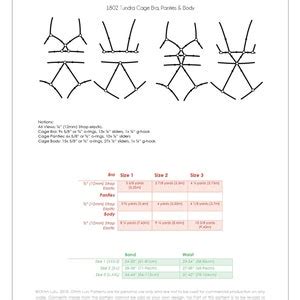 PDF Tutorial Tundra Cage Lingerie Set Ouvert Bralette Panties And Body