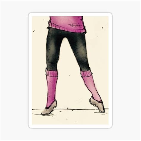 "Dancing Feet Illustration" Sticker by KatrinaAvery | Redbubble