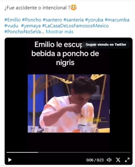 Circula Video Donde Supuestamente Emilio Osorio Escupe Bebida De Poncho