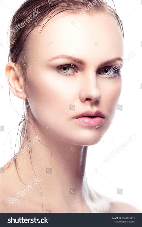 Beauty Face Model Woman Nude Makeup Stock Photo 1008295735 Shutterstock