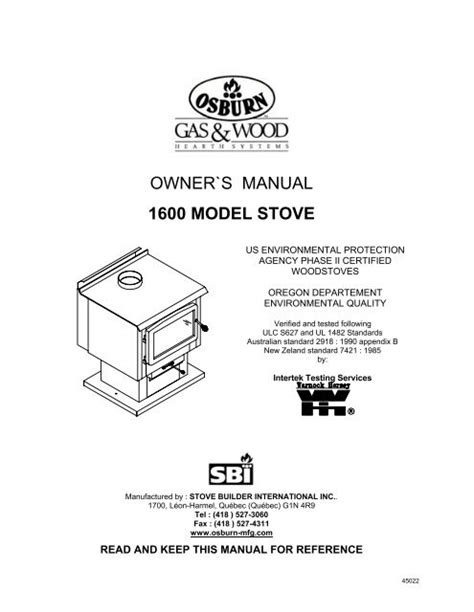 Osburn Fireplace Insert Manual I Am Chris