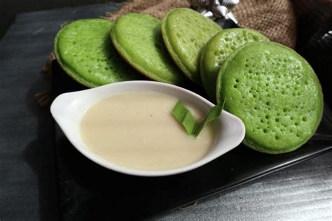 Resep Serabi Pandan Kuah Kinca