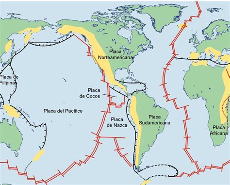 Mapa De Placas Tect Nicas De Am Rica Mapa De Am Rica