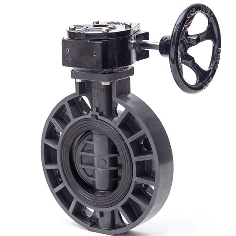 High Quality Plastic Flange Butterfly Valve Pvc Wafer Type Lockable Handle Butterfly Valve Lever