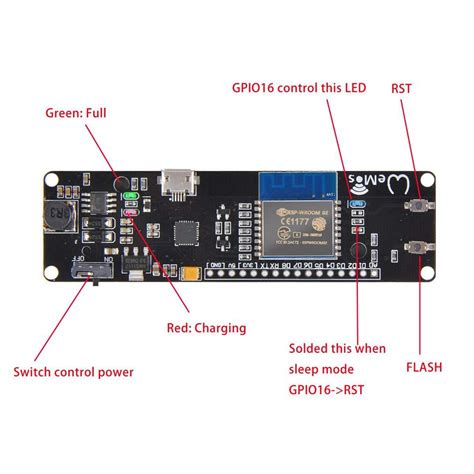 ESP8266 With 18650 Battery Holder ESP Wroom 02