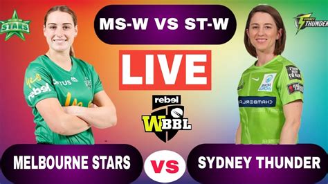 Ms W Vs St W Wbbl T20 Live Scorest W Vs Ms W Wbbl T20 Live Youtube