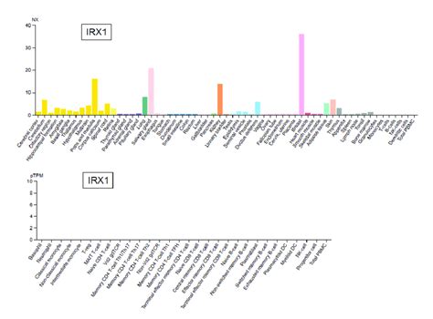 Rna Seq Based Expression Data For Irx1 Derived From The Human Protein