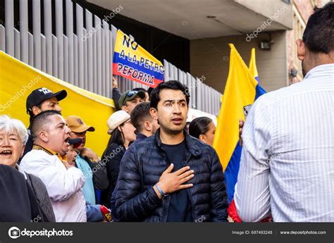 Bogota Colombia 14Th November 2023 Daniel Briceno Citizen Protest Front