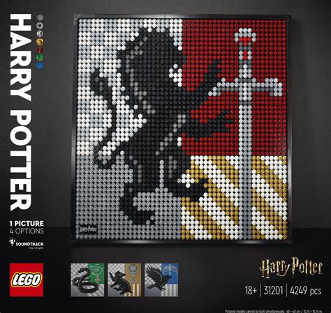 Lego® Art 31201 Harry Potter Erby Bradavických Kolejí Capi Capcz