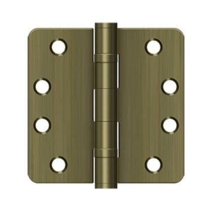 Deltana DTS44R4HDB 5 Knuckle 4 X4 X 1 4 Radius Corner Full Mortise