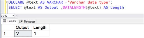 Varchar And Nvarchar Data Types In Sql Server Coding Sight