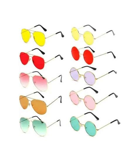 Buy Elligator Aviator And Round Sunglasses For Men And Women Uv Lens Protection Online At Best