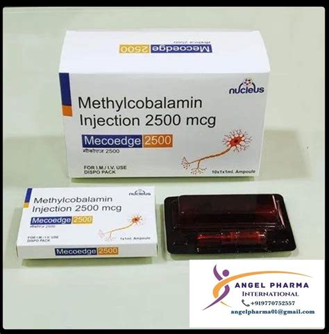 Methylcobalamine 2500 Mcg Inj At Rs 200 Piece Methylcobalamin