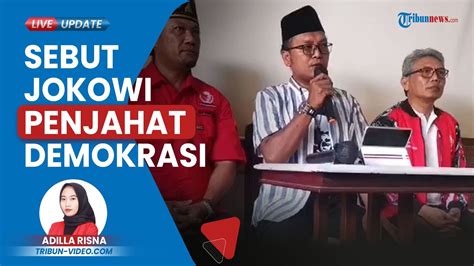 Timnas AMIN TPN Ganjar Mahfud Kompak Tuding Jokowi Jadi Biang Kerok