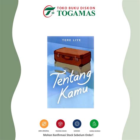 Jual Novel Tentang Kamu New Cover Novel Tere Liye Best Seller