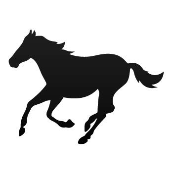 Free Wild Horse Silhouette, Download Free Wild Horse Silhouette png ...