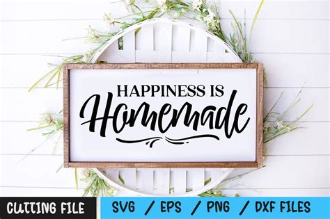 Happiness Is Homemade Svg By Regulrcrative Thehungryjpeg