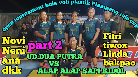 Open Tournament Bola Voli Plastik Plampang Rejo Cup 1 Putri Dua Putra