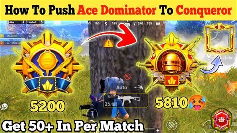 How To Push Ace Dominator To Conqueror Get High Plus In Ace Dominator