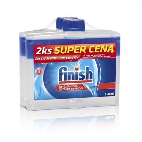 Finish sredstvo za čišćenje perilice posuđa Dual Action 2x250 ml