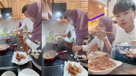 Dat Villa Dan Vidhia Masak Bareng Di Dapur Wahh Serasa Kemanten Baru