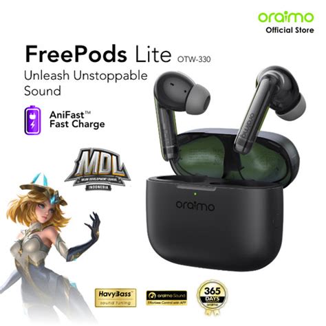 Promo Oraimo X Mdl Tws Earphone Bluetooth V Freepods Lite Enc Otw