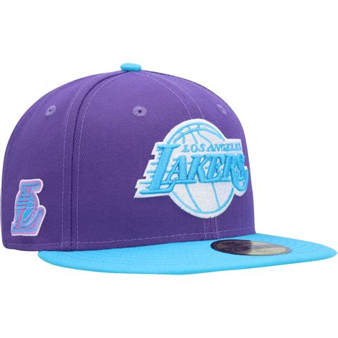 New Era Los Angeles Lakers Purple Vice 2023 59FIFTY Fitted Hat