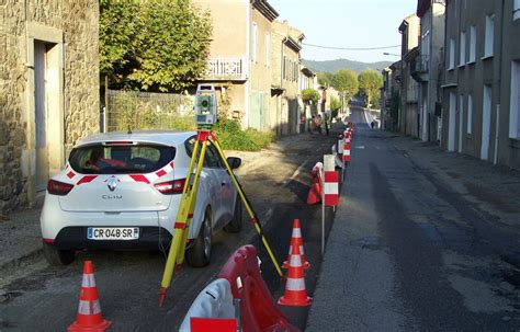 Dunière sur Eyrieux Dimportants travaux de la traversée du village