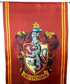 Harry Potter Gryffindor Satin Banner Gamesfever