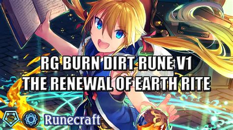 Shadowverse Rotationdragoncraft Rg Burn Dirt Rune V Master Rank