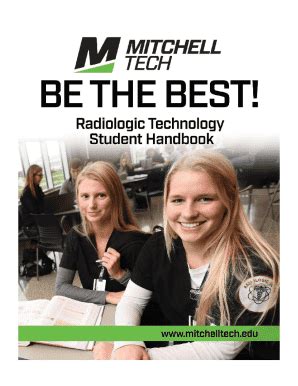 Fillable Online Mtc Radiologic Technology Program Student Handbook Fax