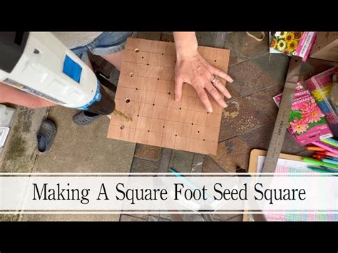 Diy Square Foot Garden Template Fasci Garden