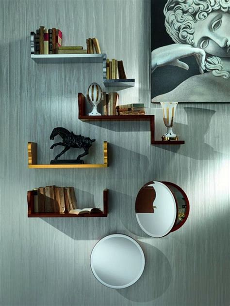 simple elegant wall shelves for small rooms