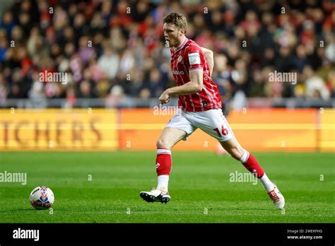 Bristol City S Rob Dickie In Action During The Emirates Fa Cup Fourth